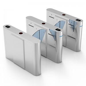 Bogenflügeltor (transparente Platte)