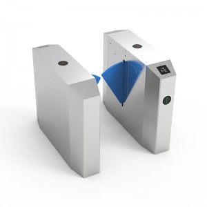 Oktagonales Flügeltor (blaue Platte)